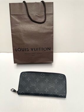 Louis Vuitton Zippy Organizer Black Monogram